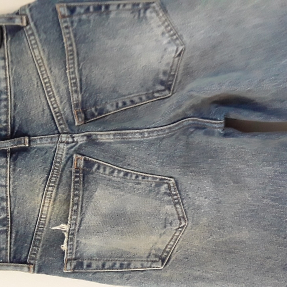 Free People Stella High Waist Raw Hem Skinny Jeans 25 - Picture 11 of 16